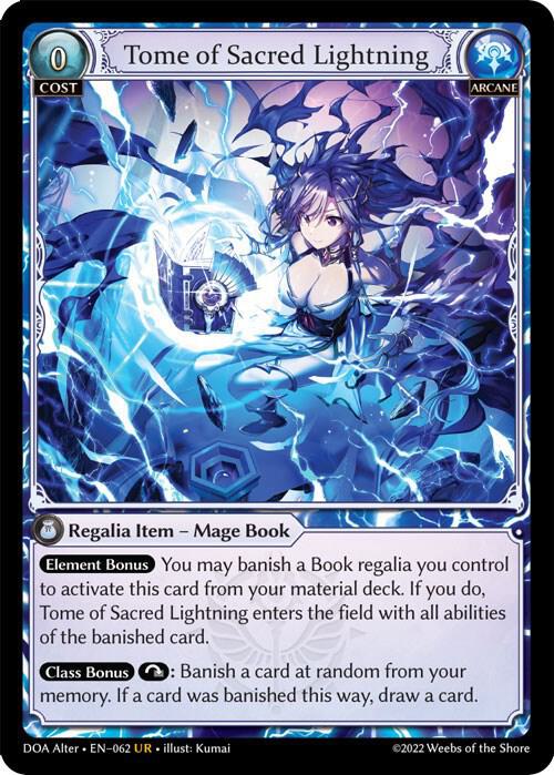 Tome of Sacred Lightning, Dawn of Ashes Alter Edition 062
