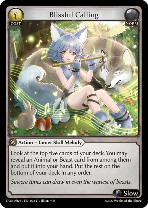 Blissful Calling, Dawn of Ashes Alter Edition 073