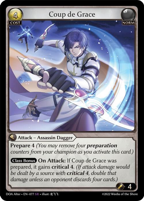 Coup de Grace, Dawn of Ashes Alter Edition 077