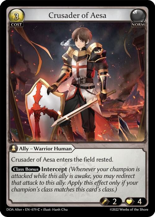 Crusader of Aesa, Dawn of Ashes Alter Edition 079