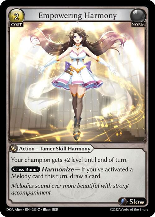 Empowering Harmony, Dawn of Ashes Alter Edition 083