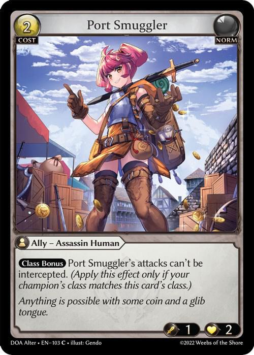 Port Smuggler, Dawn of Ashes Alter Edition 103