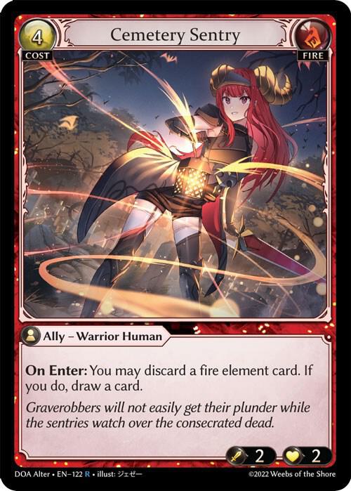 Cemetery Sentry, Dawn of Ashes Alter Edition 122