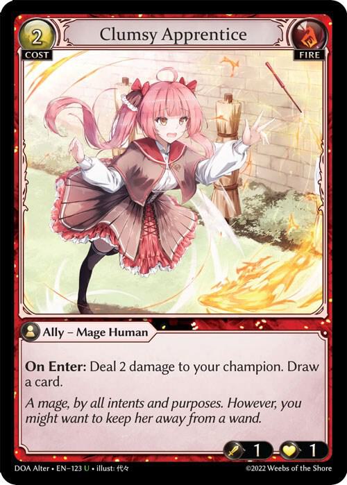 Clumsy Apprentice, Dawn of Ashes Alter Edition 123