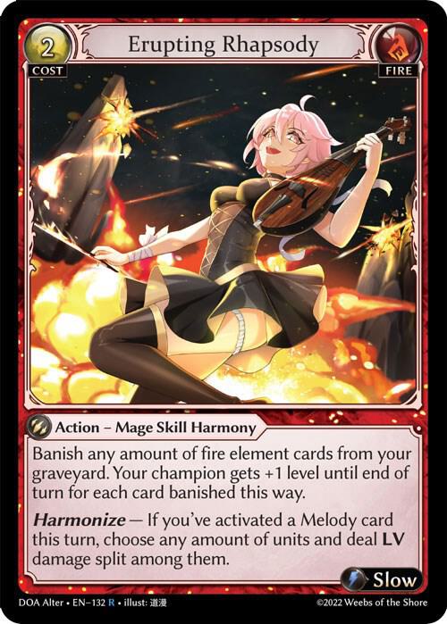 Erupting Rhapsody, Dawn of Ashes Alter Edition 132
