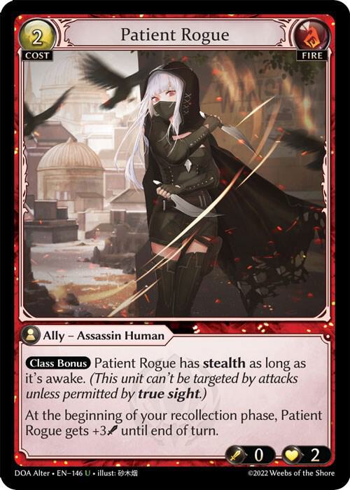 Patient Rogue, Dawn of Ashes Alter Edition 146