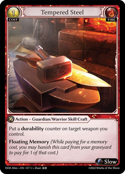 Tempered Steel, Dawn of Ashes Alter Edition 157