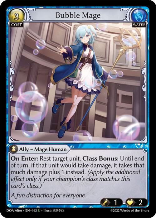 Bubble Mage, Dawn of Ashes Alter Edition 163