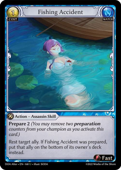 Fishing Accident, Dawn of Ashes Alter Edition 168