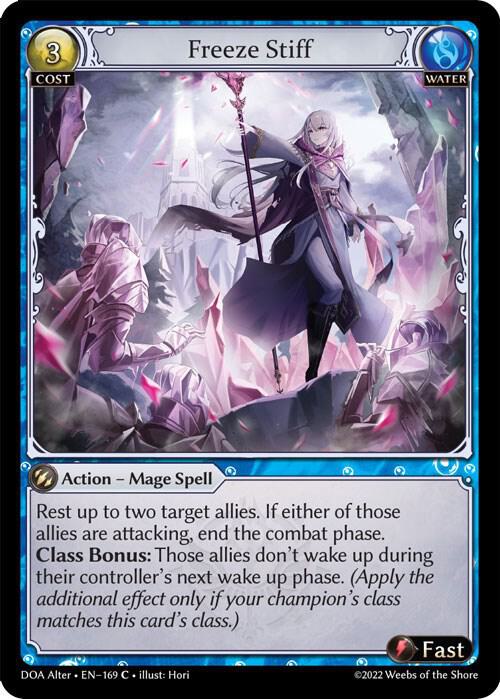 Freeze Stiff, Dawn of Ashes Alter Edition 169