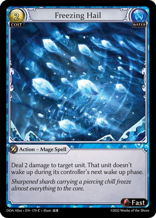 Freezing Hail, Dawn of Ashes Alter Edition 170