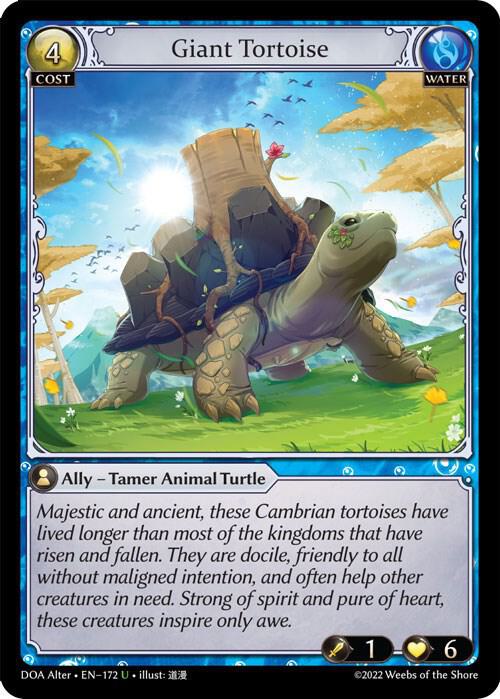 Giant Tortoise, Dawn of Ashes Alter Edition 172