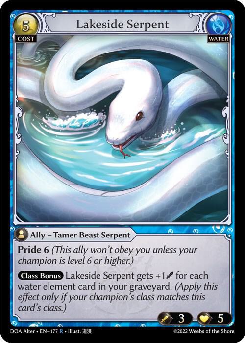 Lakeside Serpent, Dawn of Ashes Alter Edition 177
