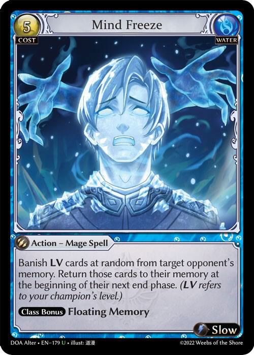 Mind Freeze, Dawn of Ashes Alter Edition 179
