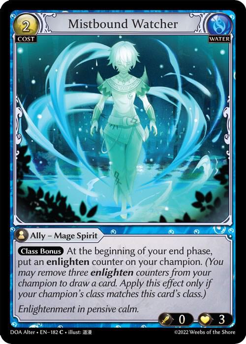 Mistbound Watcher, Dawn of Ashes Alter Edition 182