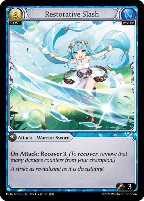 Restorative Slash, Dawn of Ashes Alter Edition 185