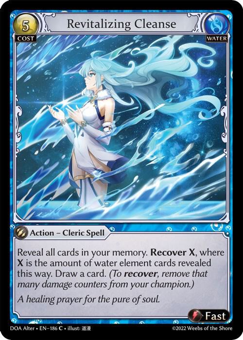 Revitalizing Cleanse, Dawn of Ashes Alter Edition 186