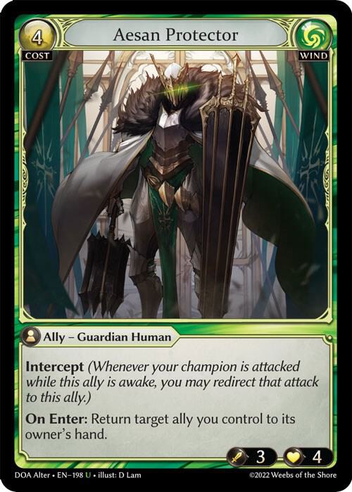 Aesan Protector, Dawn of Ashes Alter Edition 198