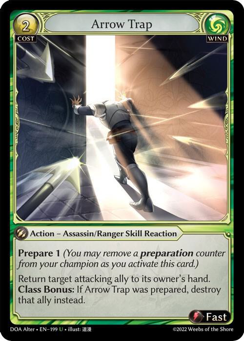 Arrow Trap, Dawn of Ashes Alter Edition 199