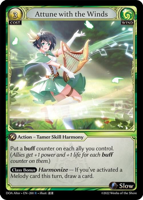 Attune with the Winds, Dawn of Ashes Alter Edition 200