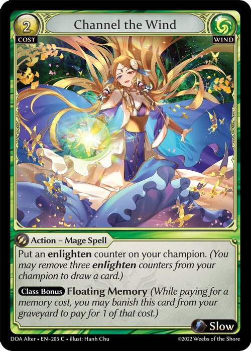 Channel the Wind, Dawn of Ashes Alter Edition 205