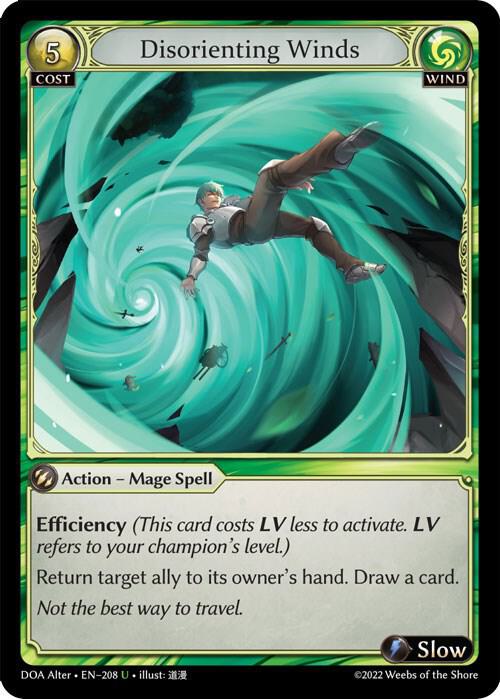 Disorienting Winds, Dawn of Ashes Alter Edition 208