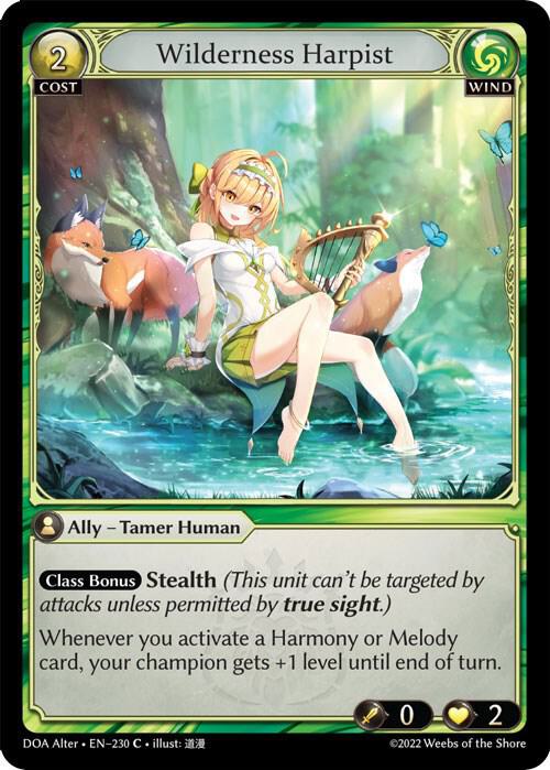 Wilderness Harpist, Dawn of Ashes Alter Edition 230