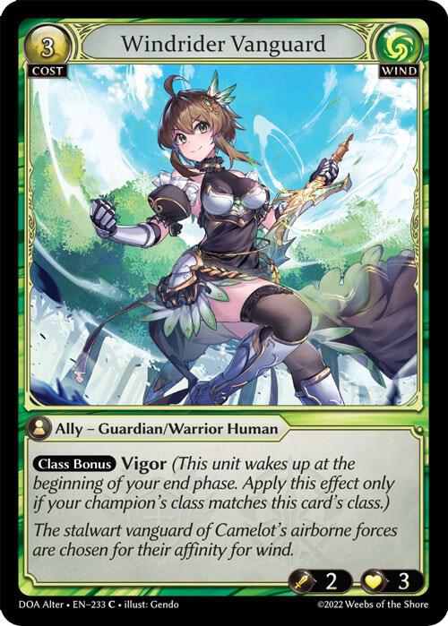 Windrider Vanguard, Dawn of Ashes Alter Edition 233