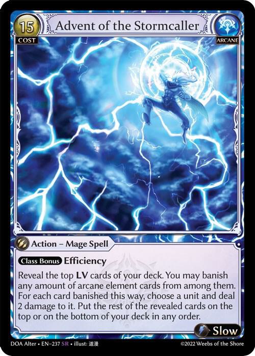 Advent of the Stormcaller, Dawn of Ashes Alter Edition 237
