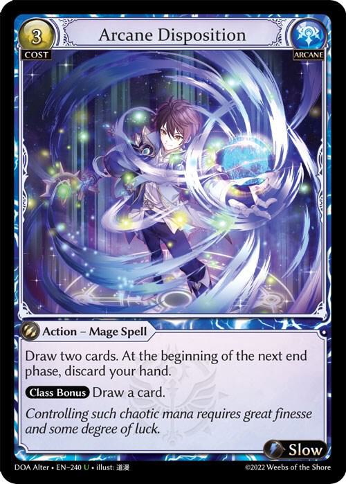 Arcane Disposition, Dawn of Ashes Alter Edition 240