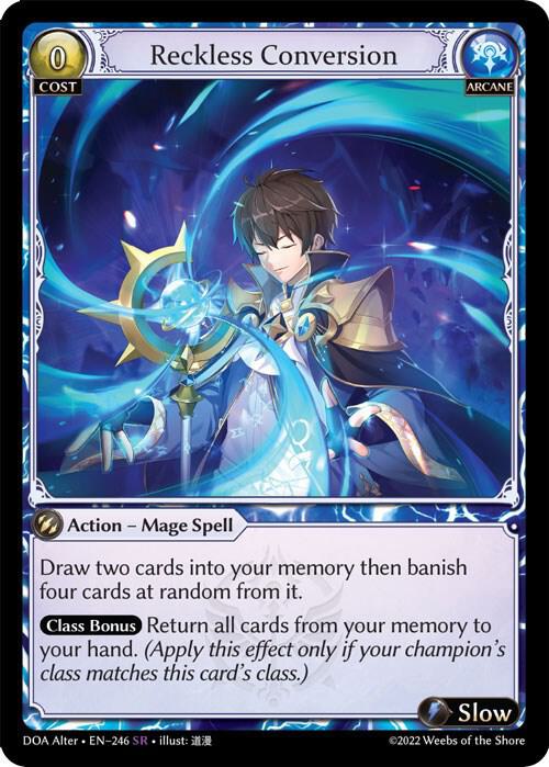 Reckless Conversion, Dawn of Ashes Alter Edition 246