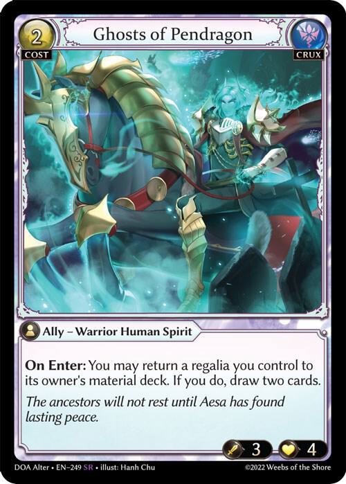 Ghosts of Pendragon, Dawn of Ashes Alter Edition 249