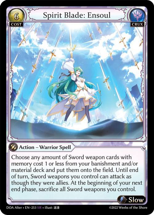 Spirit Blade: Ensoul, Dawn of Ashes Alter Edition 253
