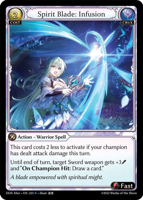 Spirit Blade: Infusion, Dawn of Ashes Alter Edition 255