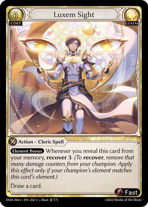 Luxem Sight, Dawn of Ashes Alter Edition 262