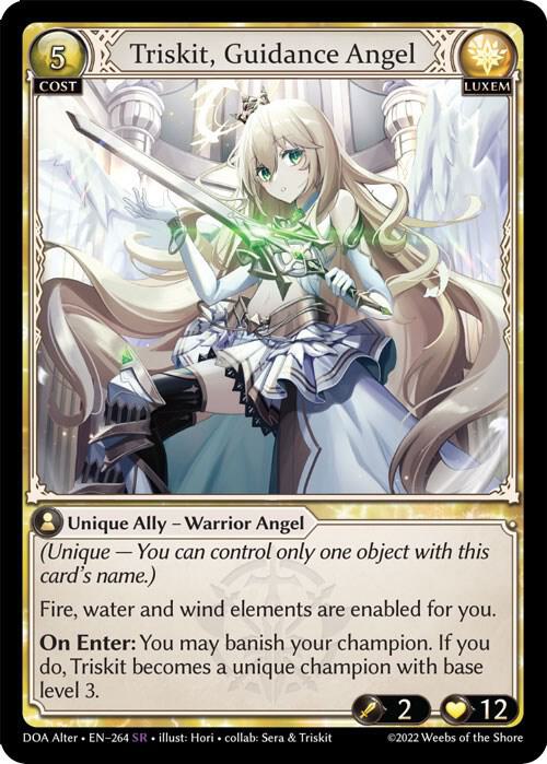 Triskit, Guidance Angel, Dawn of Ashes Alter Edition 264