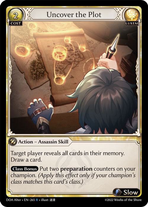 Uncover the Plot, Dawn of Ashes Alter Edition 265