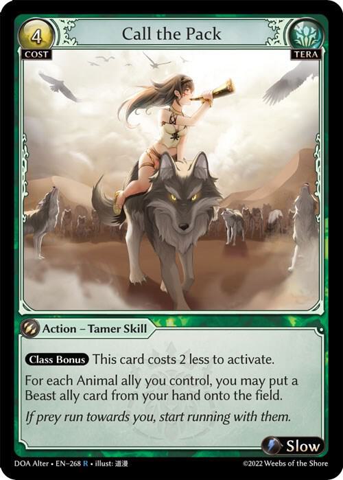 Call the Pack, Dawn of Ashes Alter Edition 268