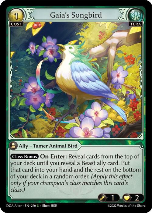 Gaia's Songbird, Dawn of Ashes Alter Edition 270