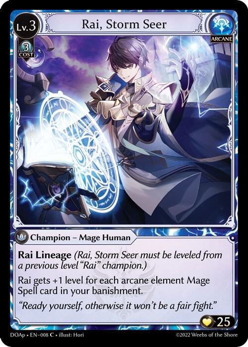 Rai, Storm Seer, Dawn of Ashes Prelude 008