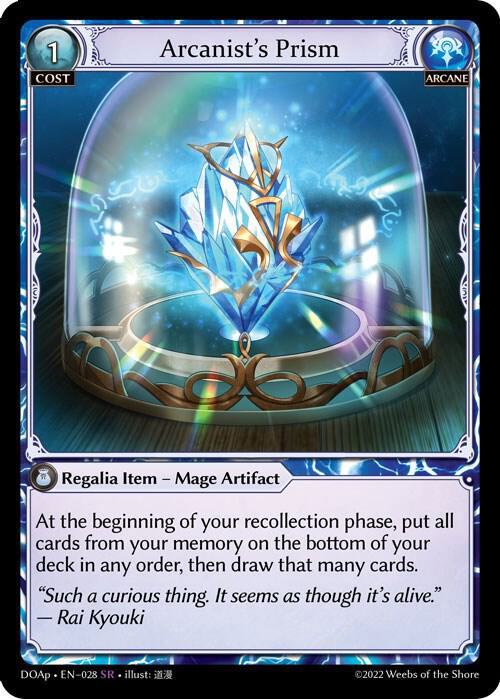 Arcanist's Prism, Dawn of Ashes Prelude 028