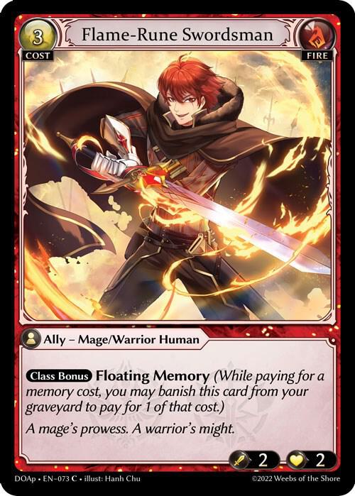 Flame-Rune Swordsman, Dawn of Ashes Prelude 073