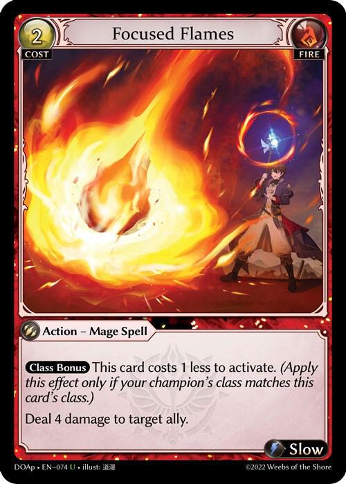 Focused Flames, Dawn of Ashes Prelude 074