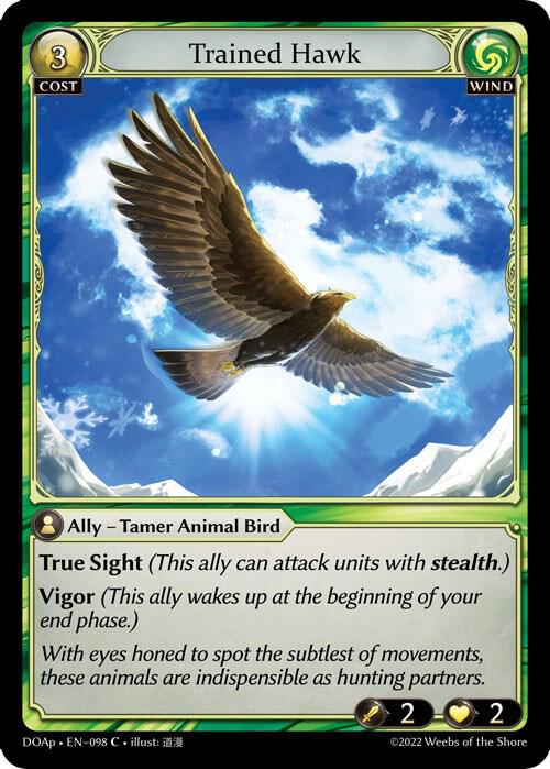 Trained Hawk, Dawn of Ashes Prelude 098