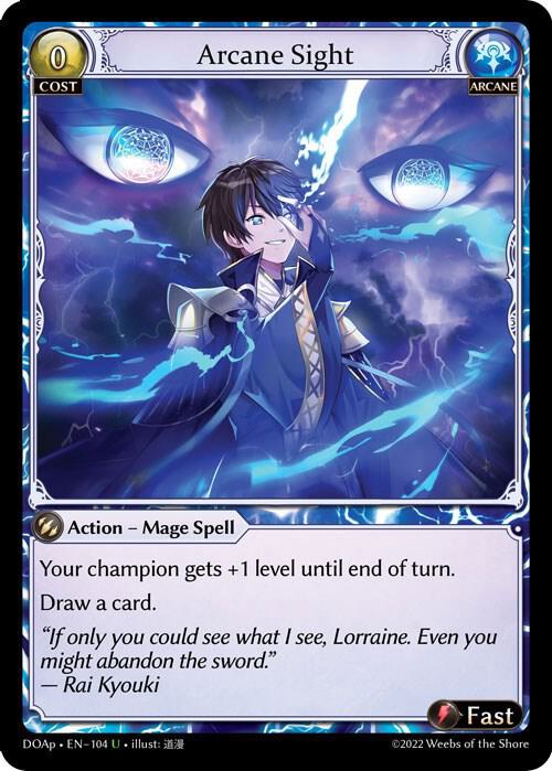 Arcane Sight, Dawn of Ashes Prelude 104