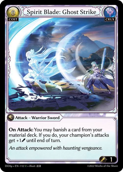 Spirit Blade: Ghost Strike, Dawn of Ashes Prelude 112