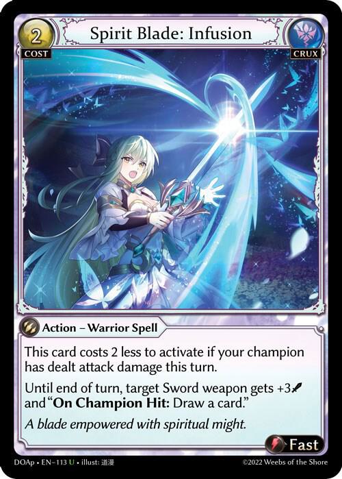 Spirit Blade: Infusion, Dawn of Ashes Prelude 113
