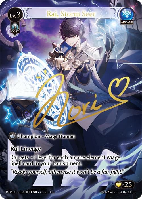 Rai, Storm Seer (CSR), Dawn of Ashes Starter Decks 009