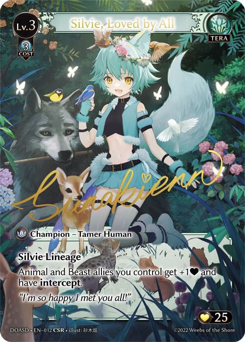 Silvie, Loved by All (CSR), Dawn of Ashes Starter Decks 012