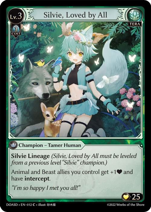 Silvie, Loved by All, Dawn of Ashes Starter Decks 012